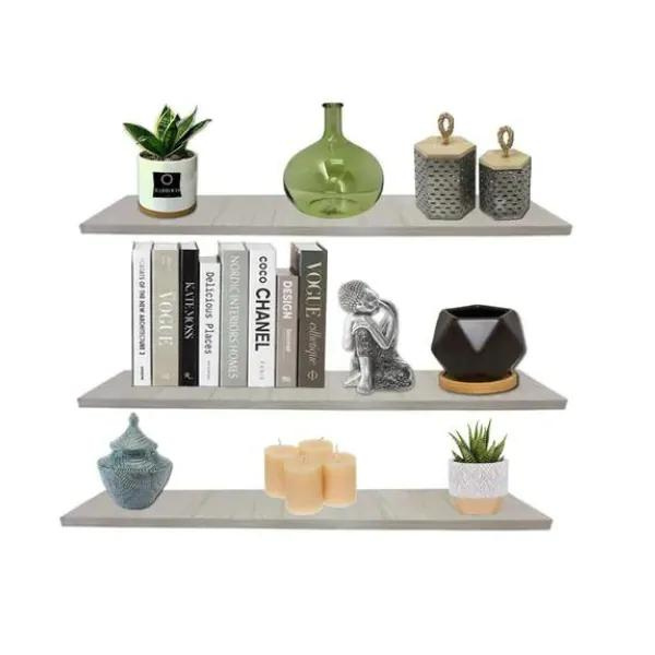 SET de 3 Repisas Flotantes de MDF Resistente - Kronos Muebles y Decoración