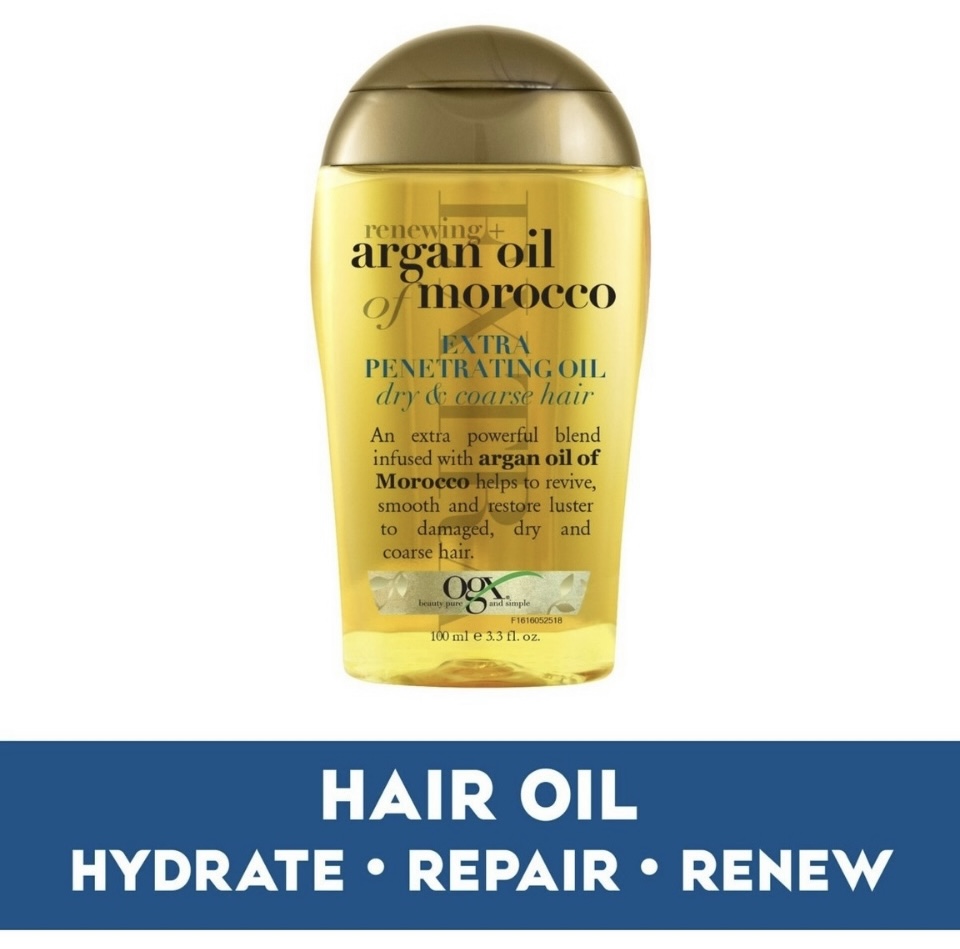  Aceite de Argan Ogx Tratamiento Renovador Morocco 2 piezas De 100ml 