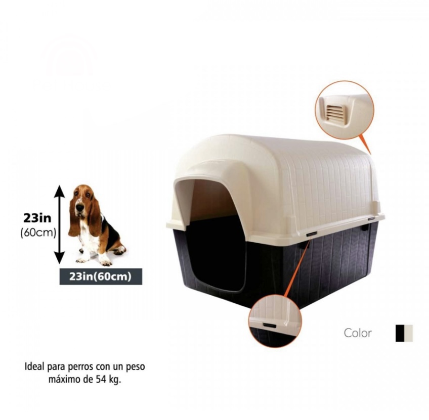 Casa para Perro tipo Duna Razas Medianas