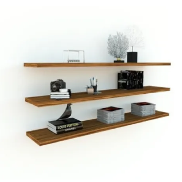 SET de 3 Repisas Flotantes de MDF Resistente - Kronos Muebles y Decoración 