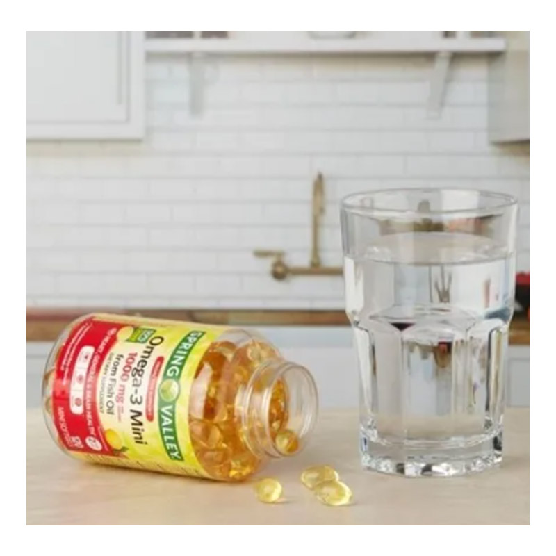 Omega 3 1000 Mg 120 Cap Fish Oil Con Epa Y Dha Corazon Salud Spring Valley