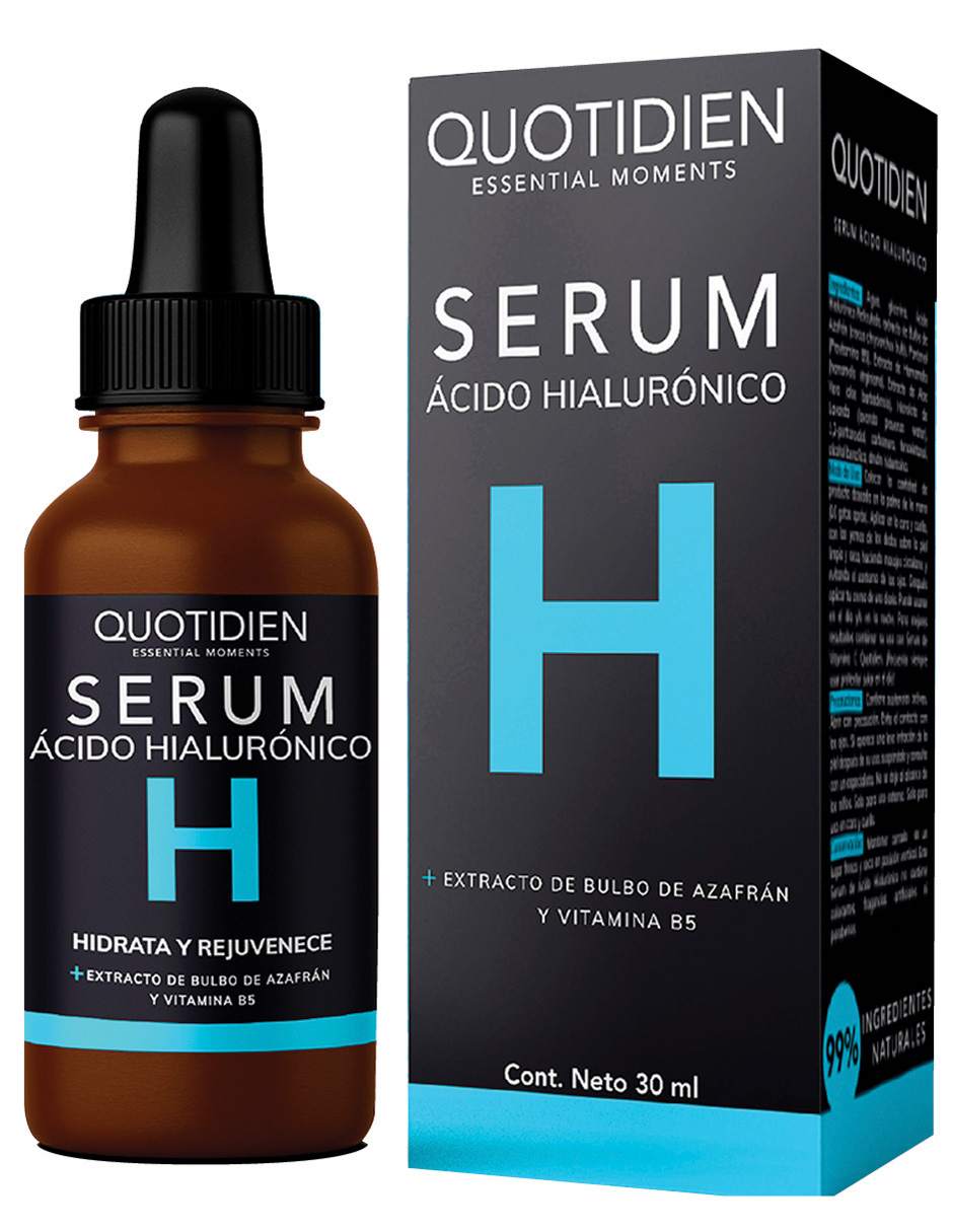Serum Acido Hialuronico + Vitamina B5 Skin Care Hidratante Suero Facial Quotidien 30ml