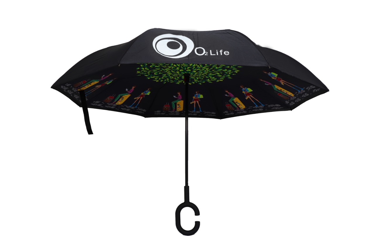 Sombrilla Paraguas Invertida Paseo