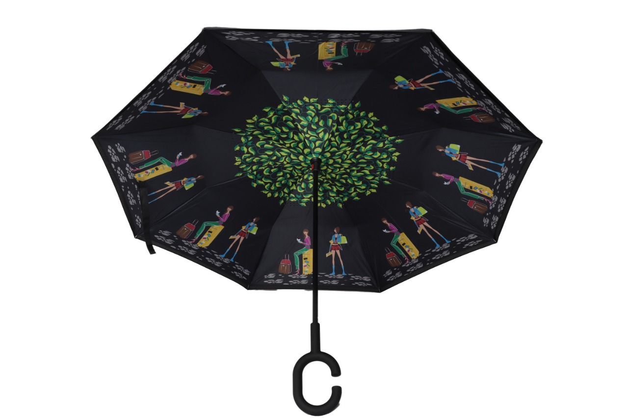 Sombrilla Paraguas Invertida Paseo