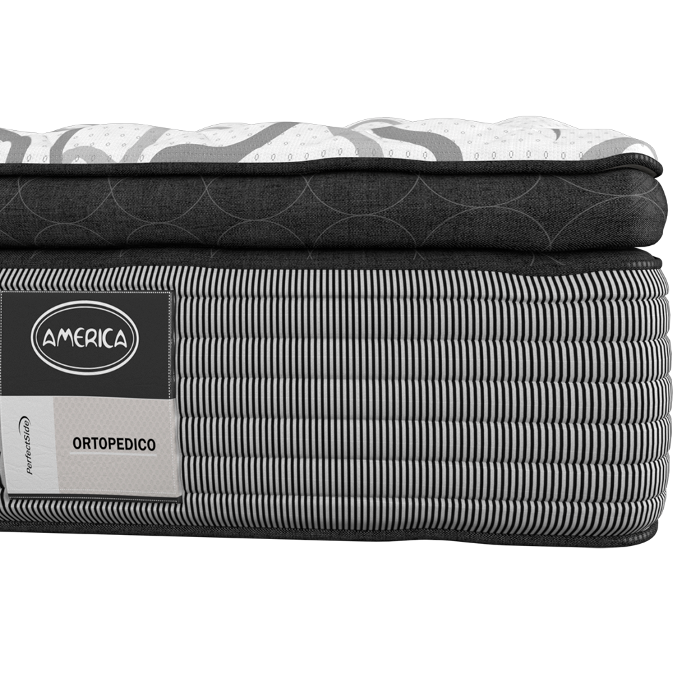 Colchón Individual América Bloom Ortopédico Súper Confort +2 ALMOHADAS GRATIS
