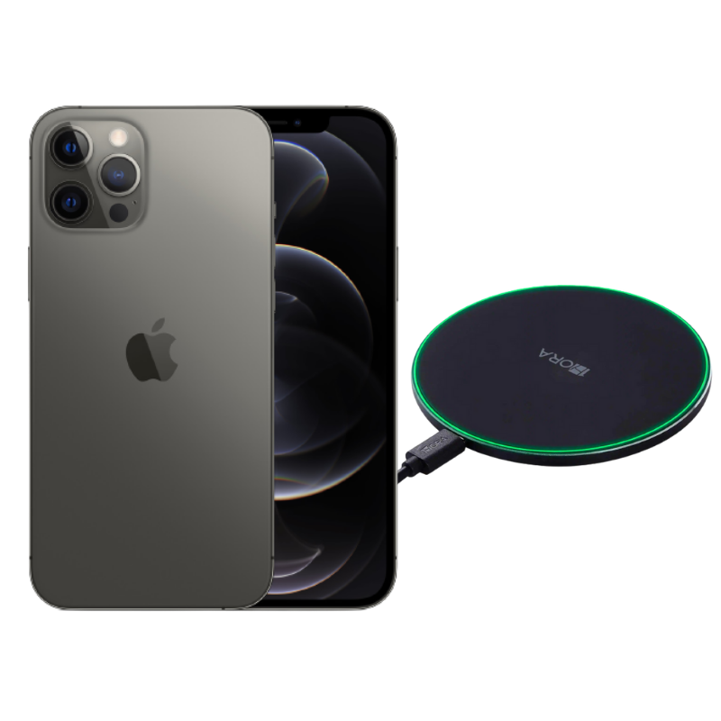 iPhone 12 Pro 128GB Gris Reacondicionado Grado A + Cargador Genérico