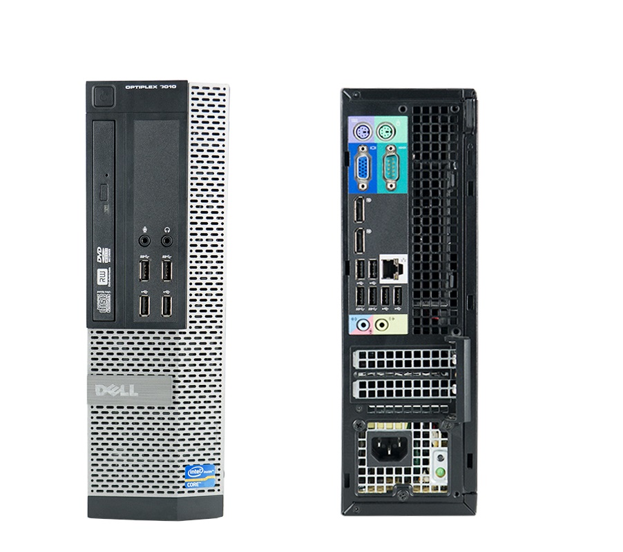 CPU Dell Optiplex 790 SFF- Intel Core i3, 2da gen- 8GB RAM- 240GB SSD- WIFI- Windows 10 Pro- Equipo Clase B, Reacondicionado.