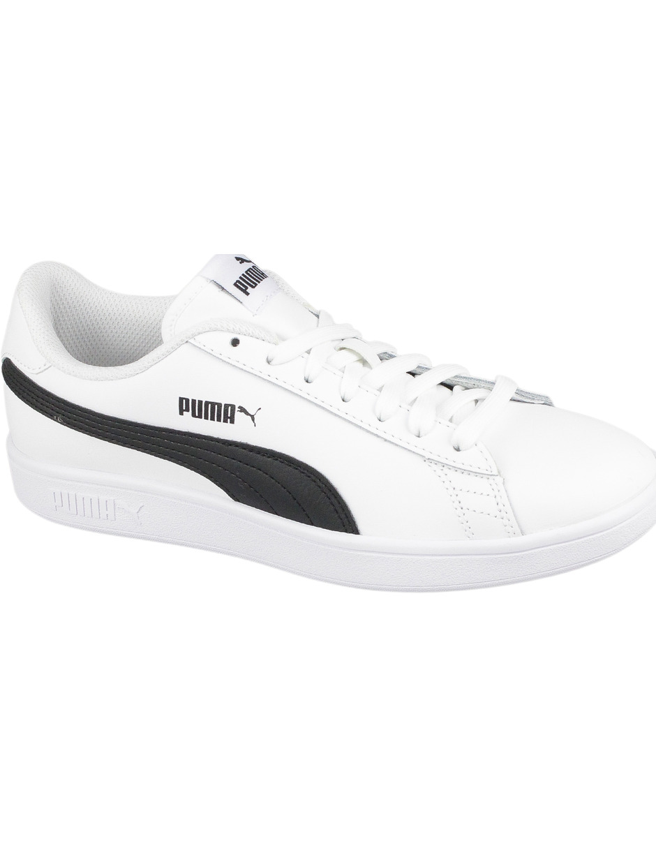 PUMA Smash V2 Preppy - Zapatos deportivos con cordones para hombre, estilo  casual, color blanco