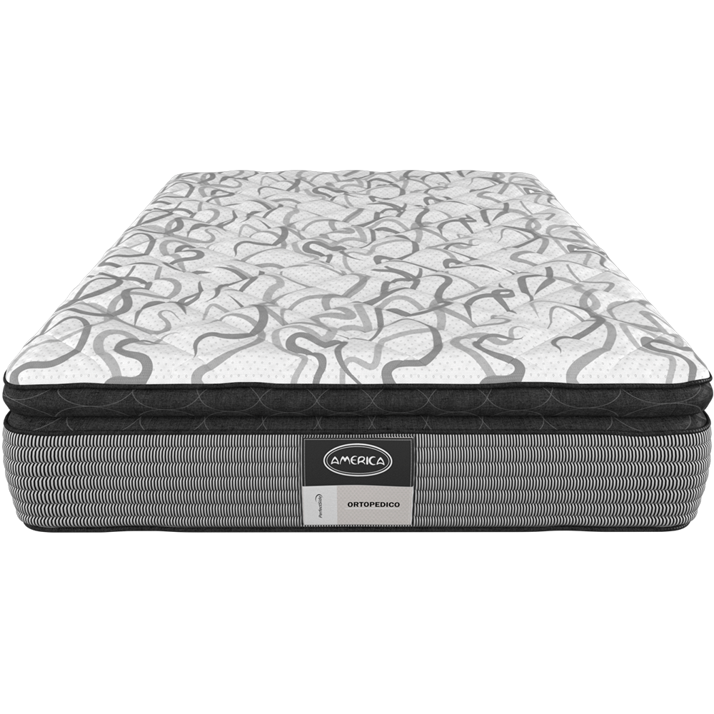 Colchón Matrimonial América Bloom Ortopédico Súper Confort + Edredón Ligero + Protector Matrimonial + 2 ALMOHADAS DE REGALO