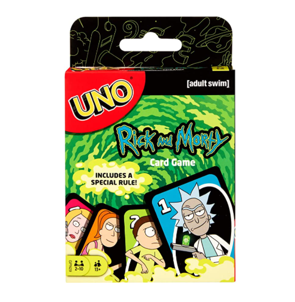 Juego De Uno Edición Especial Rick Y Morty Mattel