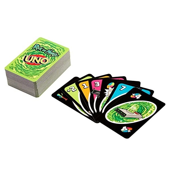 Juego De Uno Edición Especial Rick Y Morty Mattel