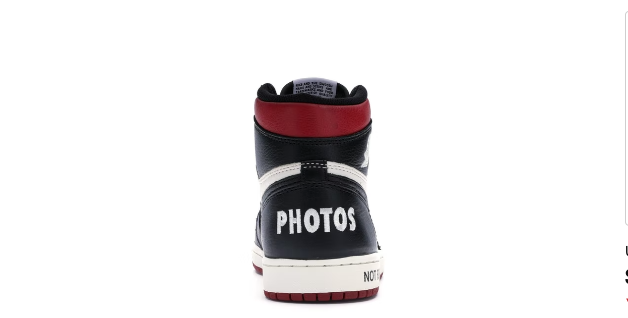 Jordan 1 Retro High Not for Resale Varsity Red