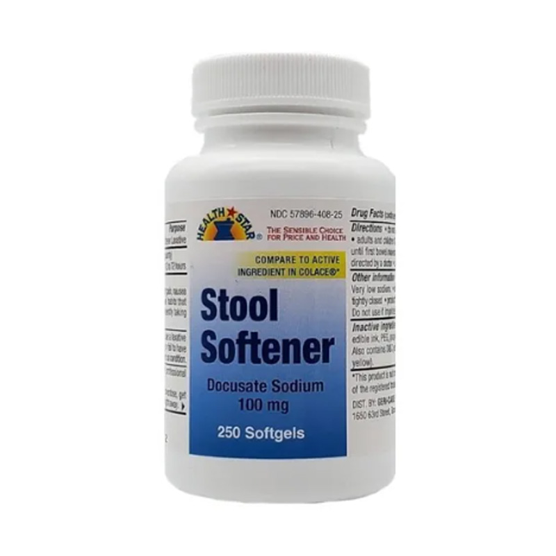 Complejo Digestivo Stool Softner Laxante Docusato De Sodio Puritan's Pride 