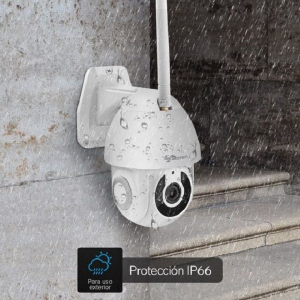 Cámara Seguridad WiFi STEREN CCTV-235 Exterior más memoria 64GB