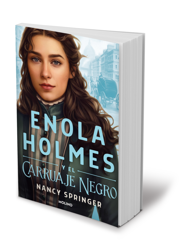 Enola Holmes y el carruaje negro, Autor Nancy Springer