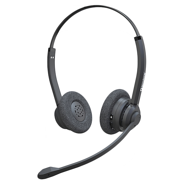 Accutone diadema inalámbrica BT1000 Bluetooth 4.1, 6 horas de uso continuo, anulación de ruido ambiente