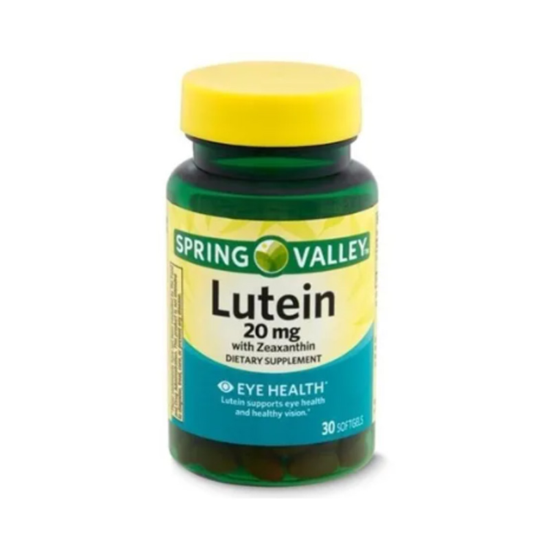 Vitamina De Ojos Luteina 20mg Con Zeaxantina 30 Cap Vision Spring Valley