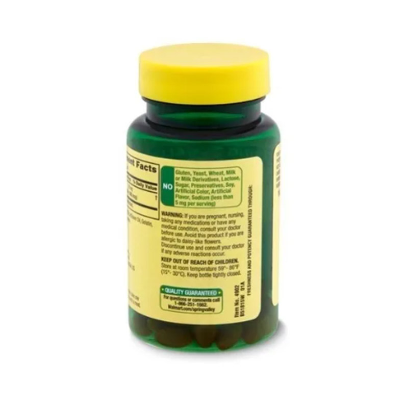 Vitamina De Ojos Luteina 20mg Con Zeaxantina 30 Cap Vision Spring Valley