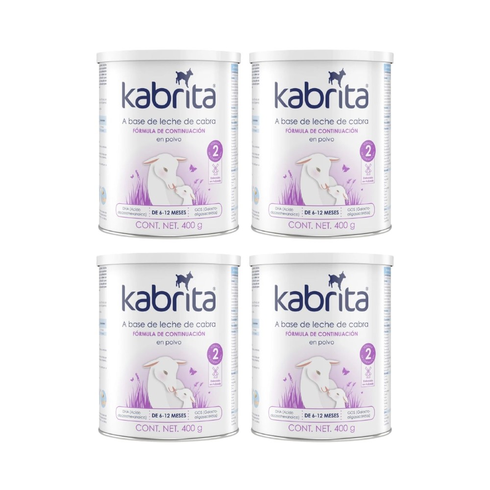 4 Pack Kabrita Fórmula de Continuación Para 6 - 12 Meses Etapa 2