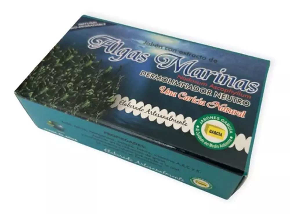 Jabón García Algas Marinas 1 Pieza 125g Ecológico Biodegrada