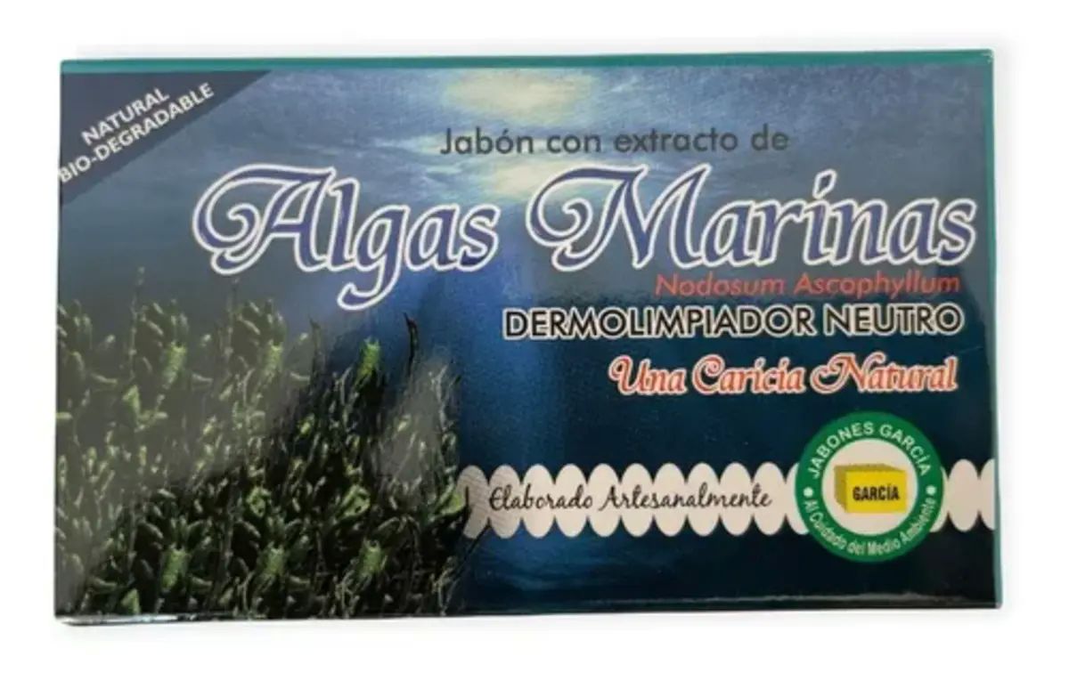 Jabón García Algas Marinas 1 Pieza 125g Ecológico Biodegrada