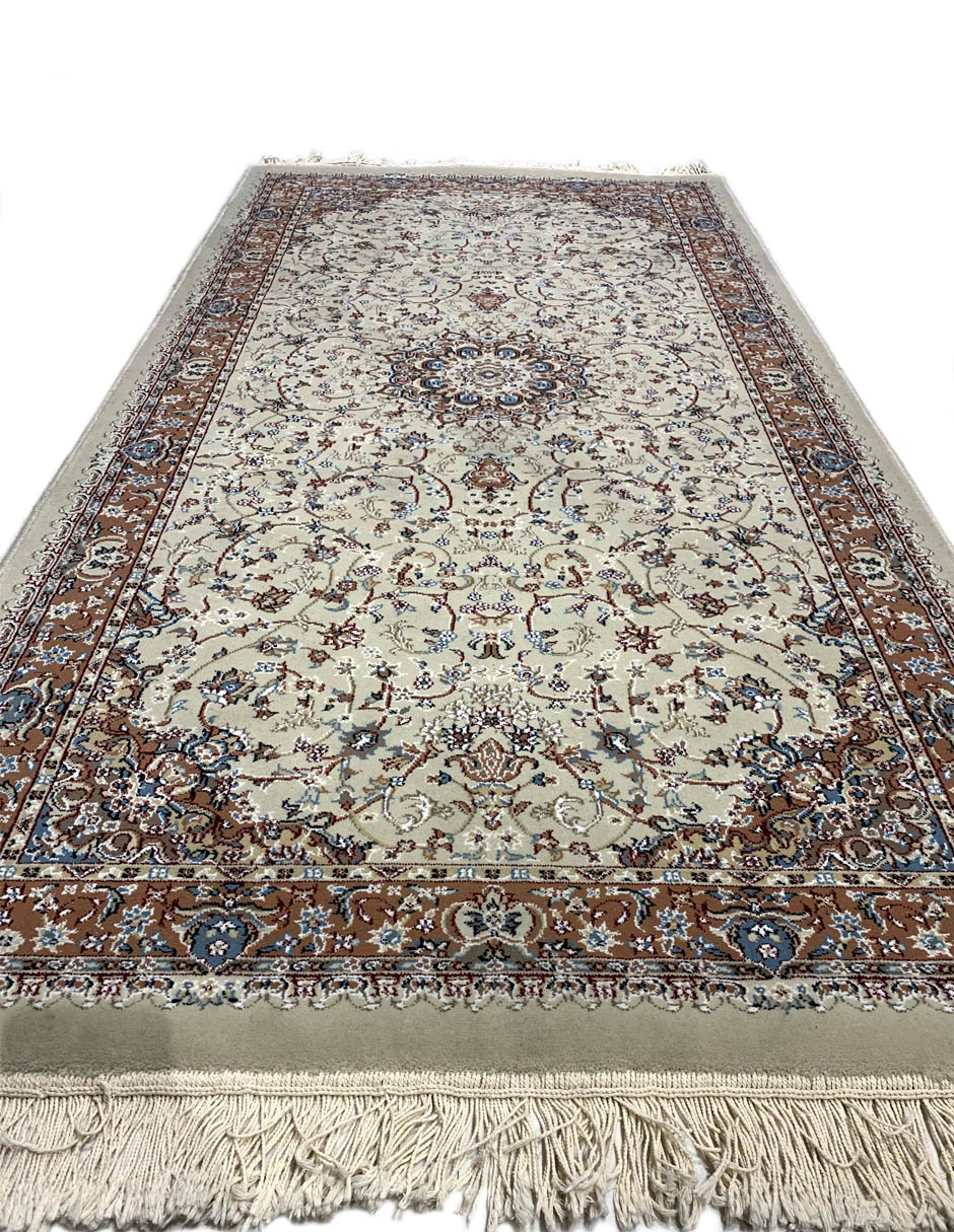 Tapete pasillo tabriz tonari beige 1x2m