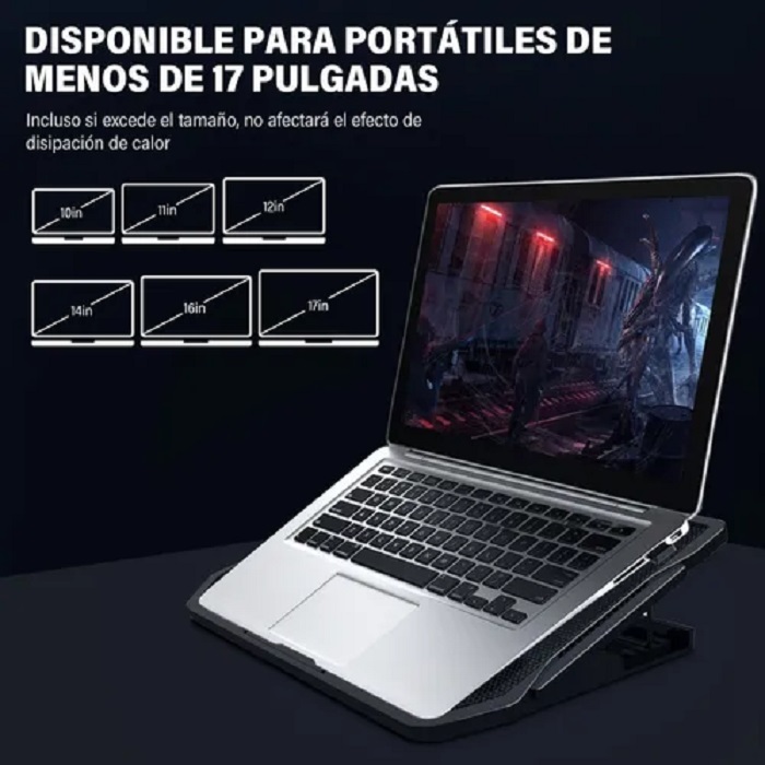 Enfriador Para Laptop Base De Refrigeración Para Pc Gamer Usb
