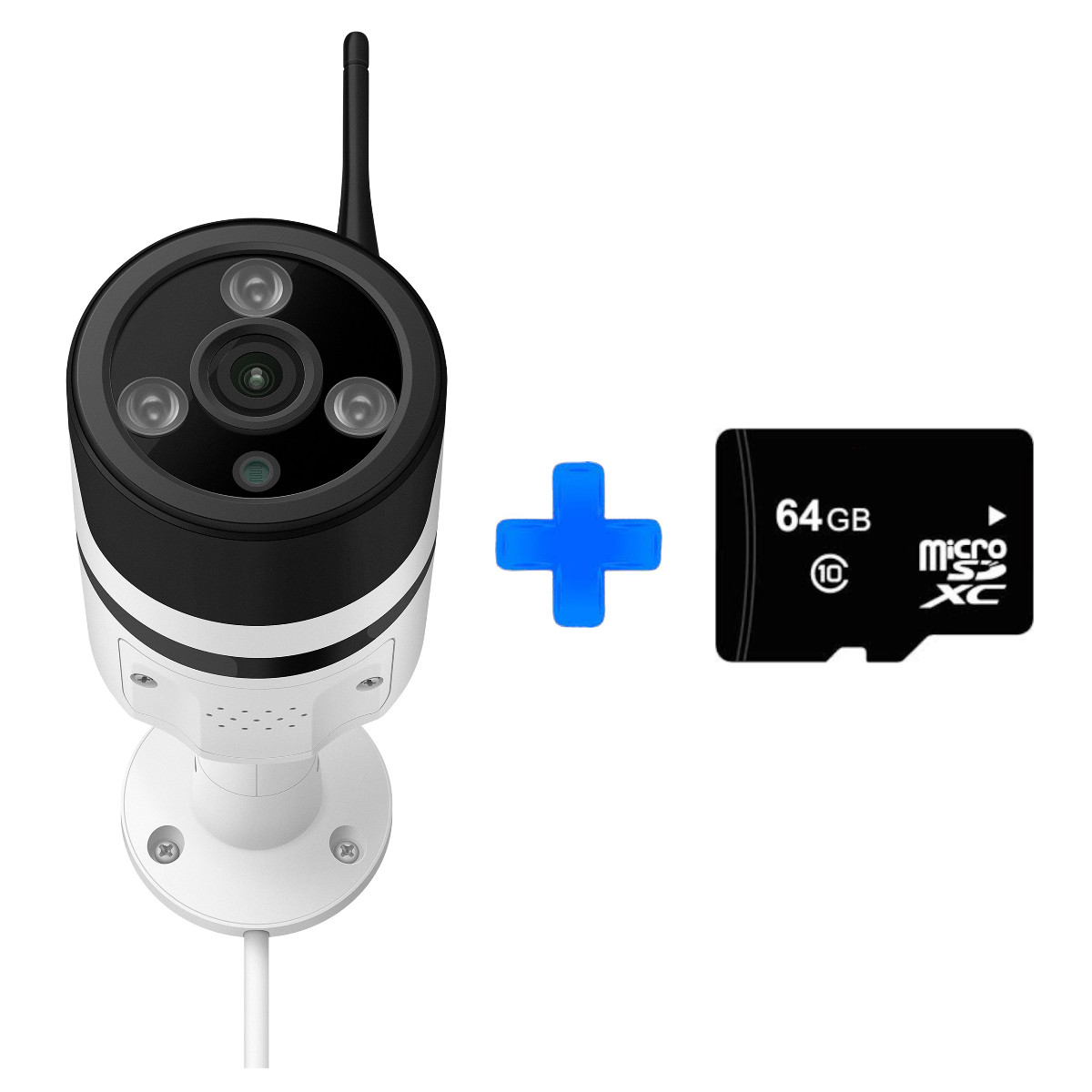 Cámara Seguridad WiFi STEREN CCTV-229 Exterior más memoria 64GB