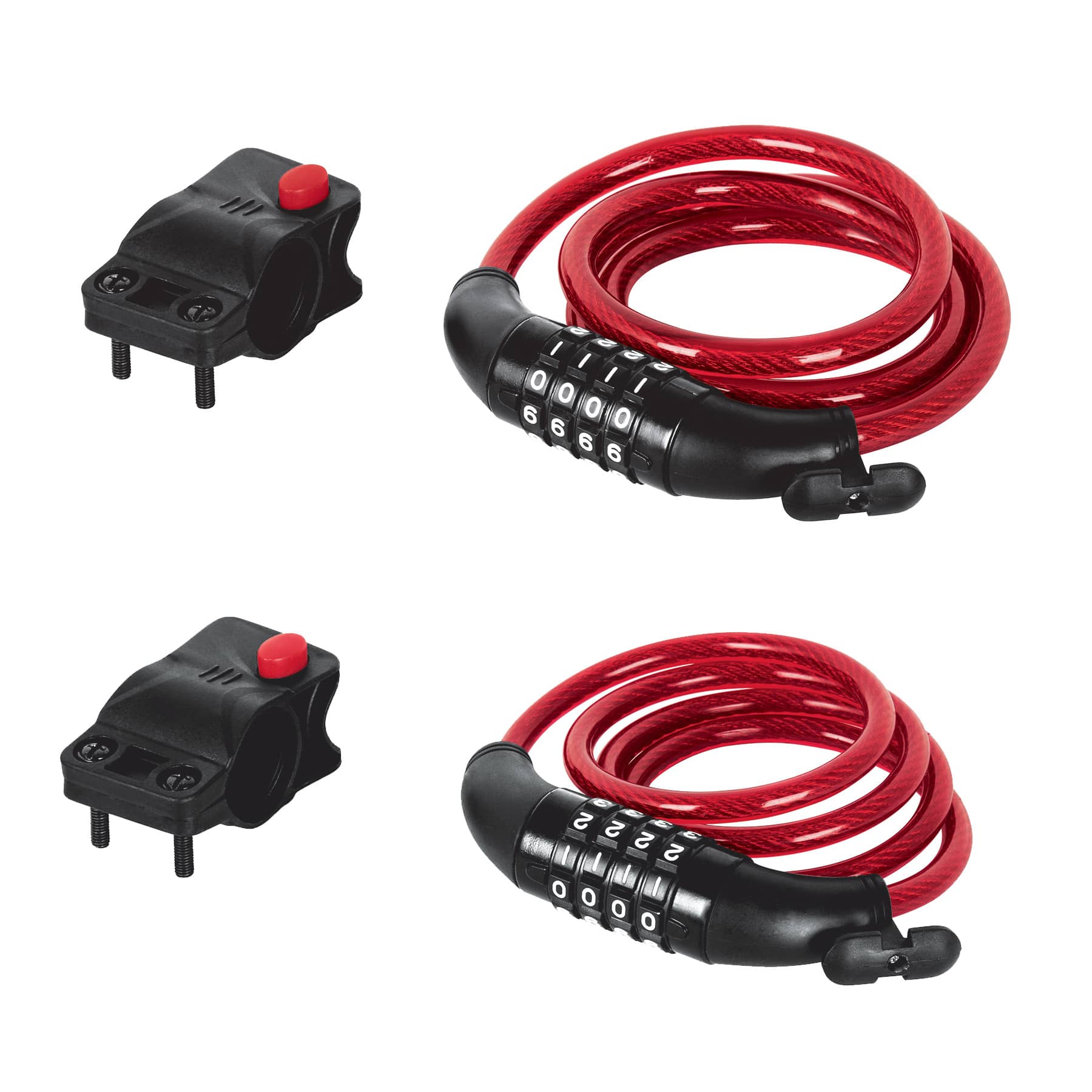 CANDADO CABLE COMBINACION PARA BICI 43924 