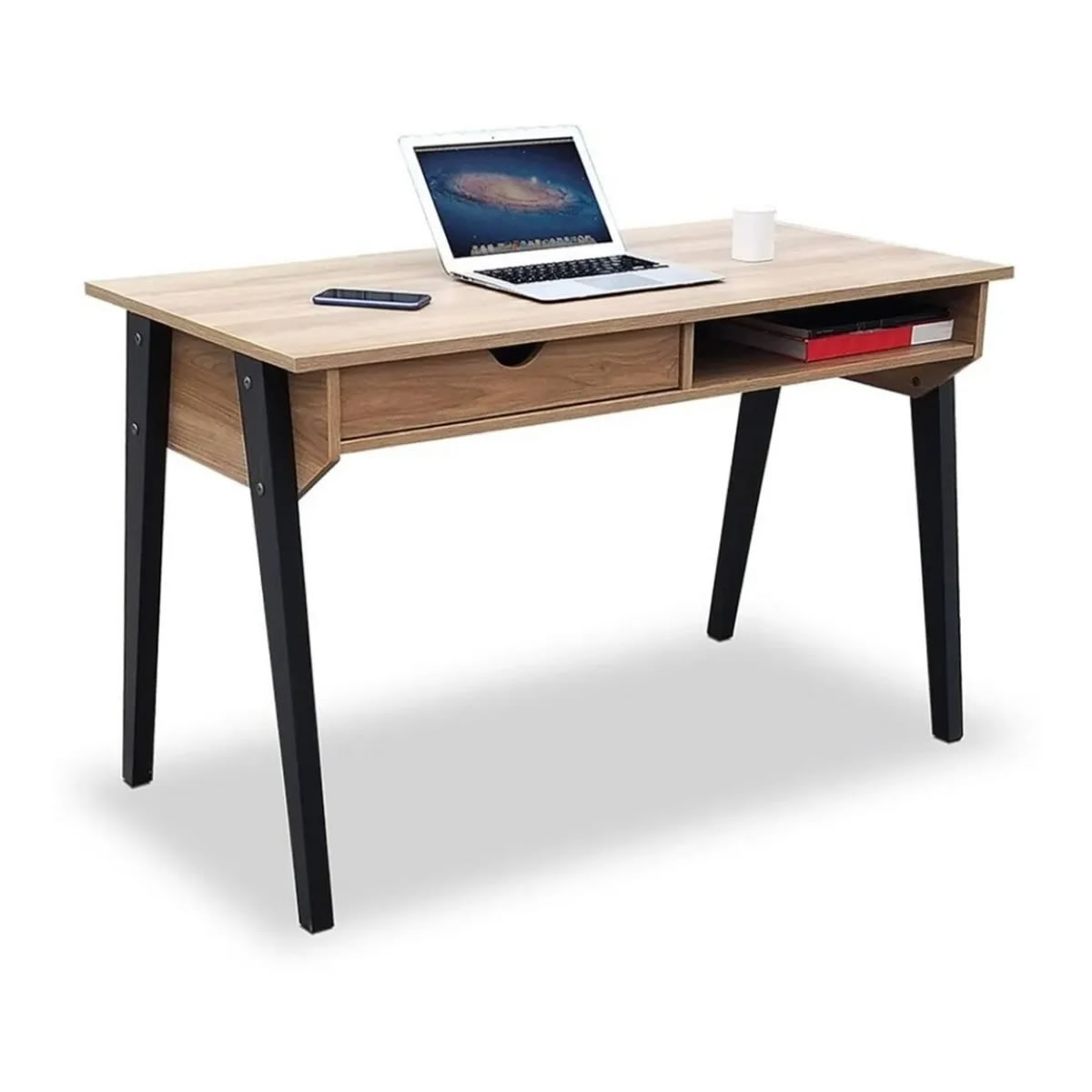 Escritorio Básico Con Cajón De Madera Skanor 980024806 SMS