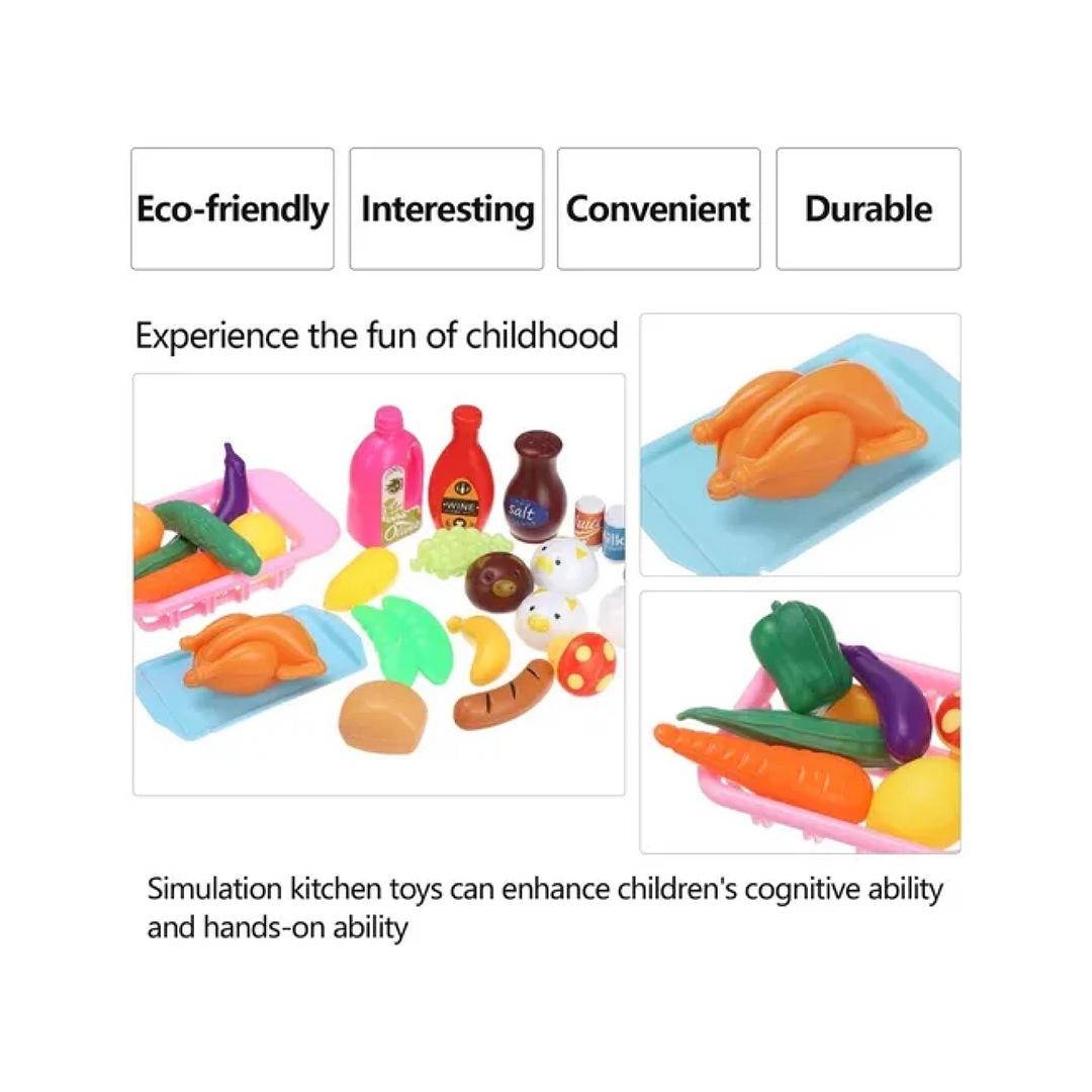 Juguete Utensilios De Cocina Para Niños Con Ollas Y Sartenes