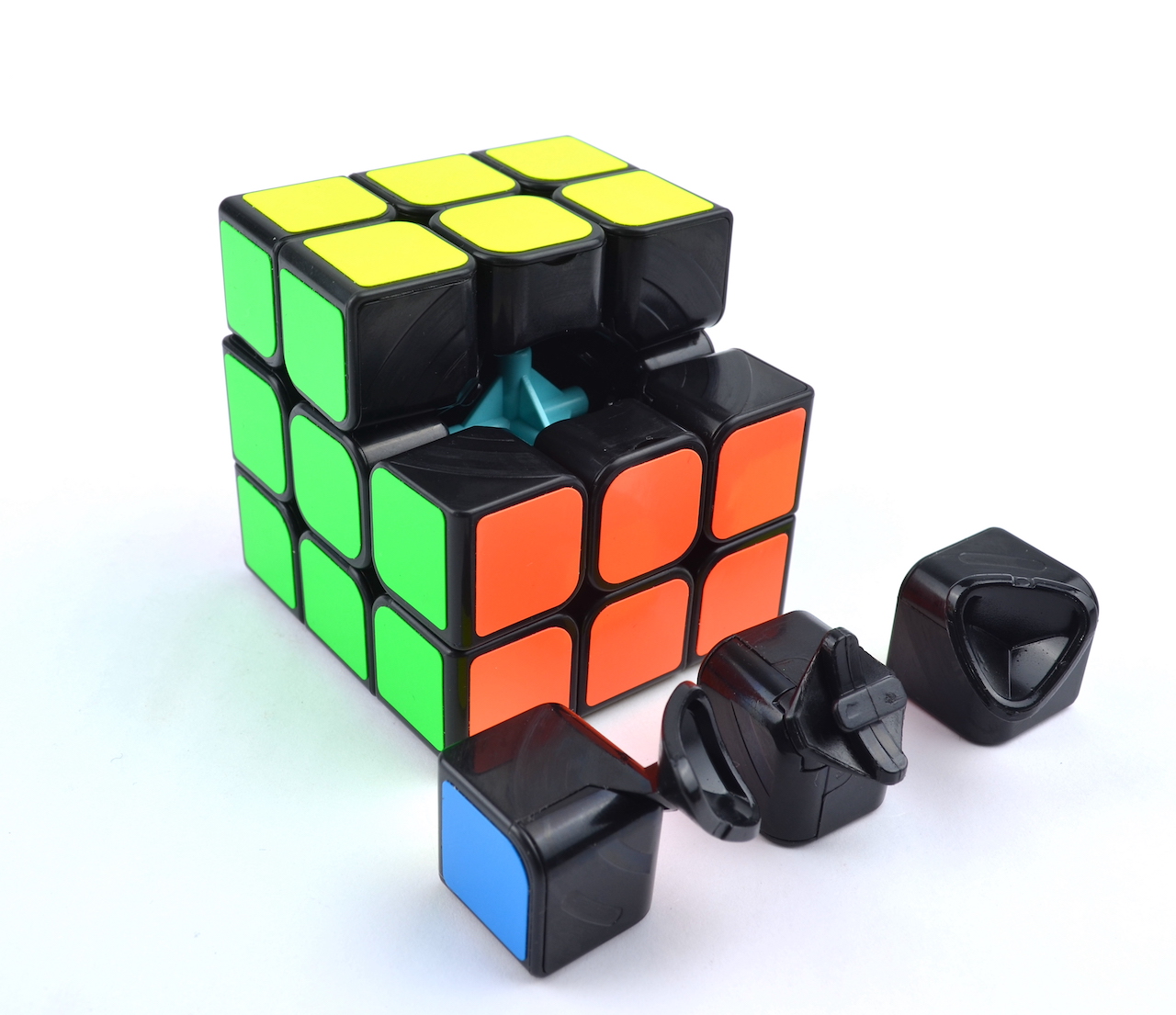 Moyu Cubo 3x3 GuanLong V3 Negro Clásico Rompecabezas antiestrés Spedcube 