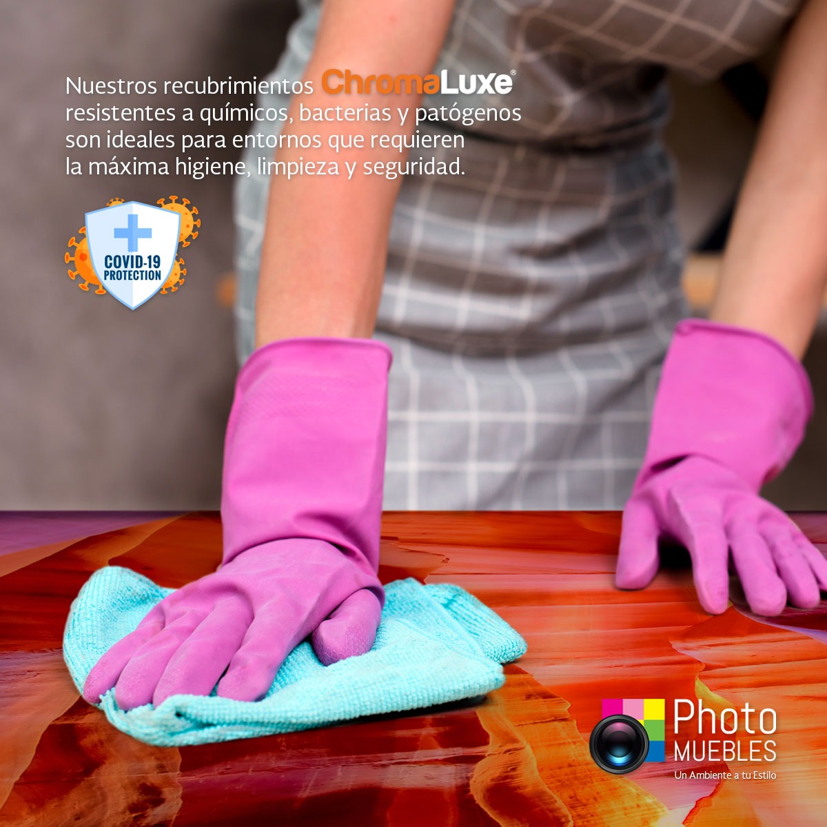 Conjunto Personalizado modelo "VENTURA". Incluye 1 Mesa tamaño 80x80cm con 4 sillas