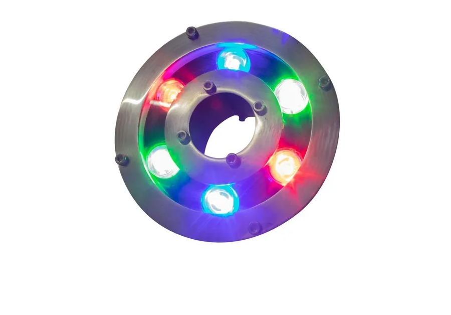 Lampara Led Sumergible 6w 24v Ip68 Rgb Para Fuente