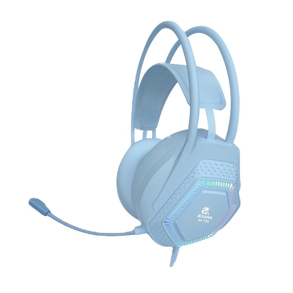 Diadema Gamer JEQANG JH-790  RGB con Cancelacion de Ruido Activa 