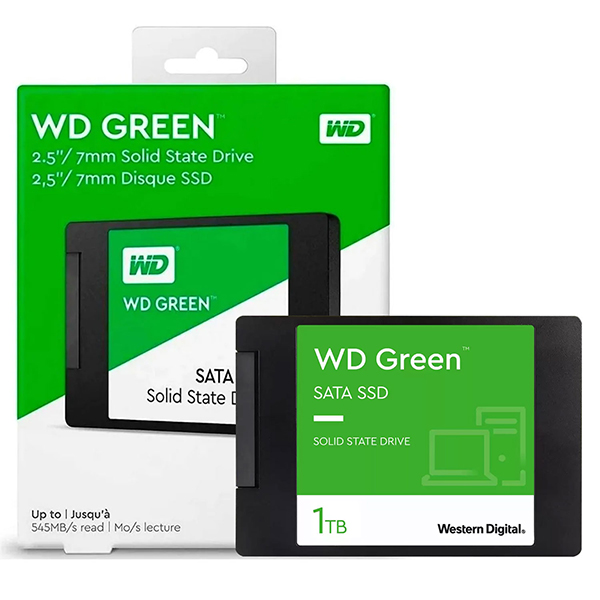 SSD 1TB Western Digital 2.5 PC Laptop SATA WDS100T2G0A