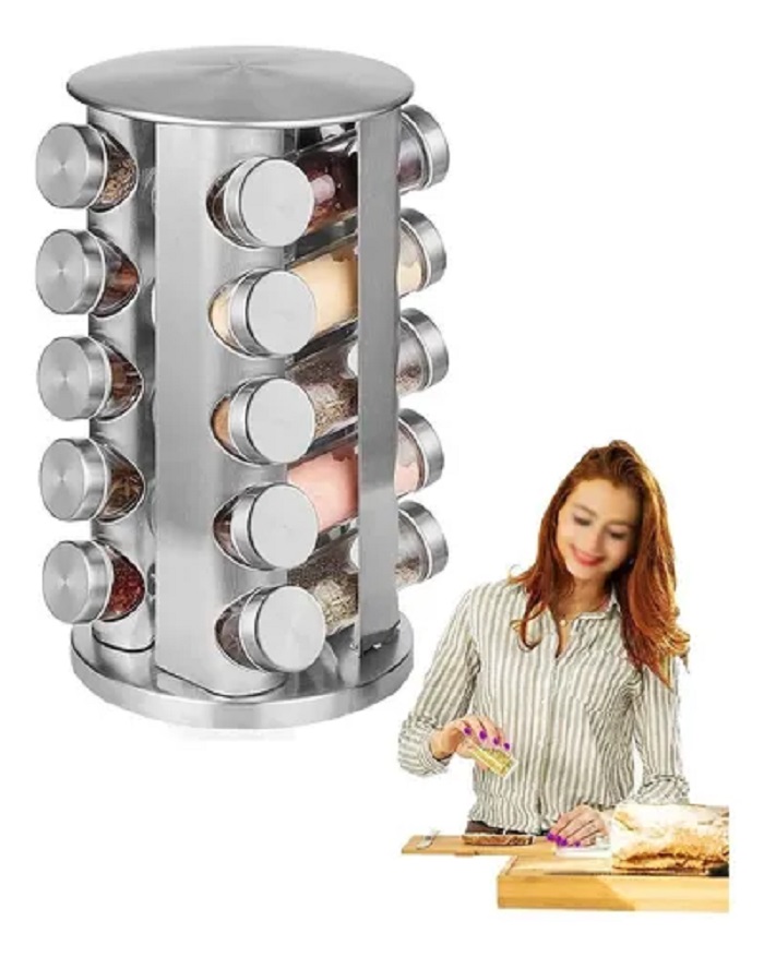 Especiero Moderno 20 Especies Para Cocina 