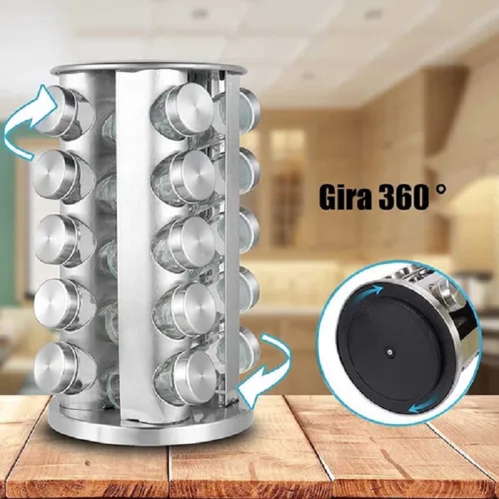 Especiero Moderno 20 Especies Para Cocina 