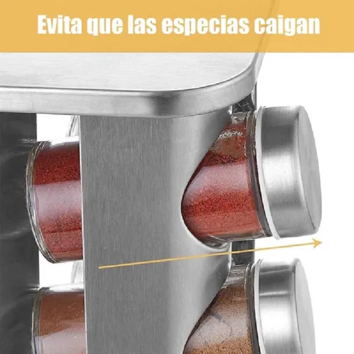 Especiero Moderno 20 Especies Para Cocina 