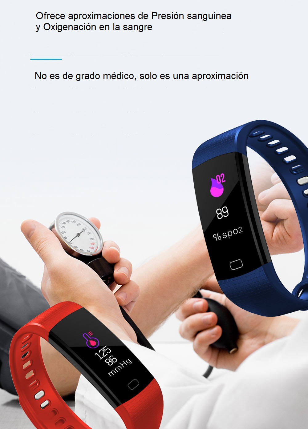 Smart Watch Band Y5 Bluetooth Fitness Contra Agua Oximetro