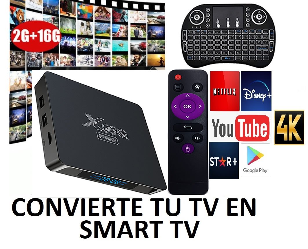 TV Box Convierte tu Pantalla En Smart Tv Green Leaf AND 6000 tvbox