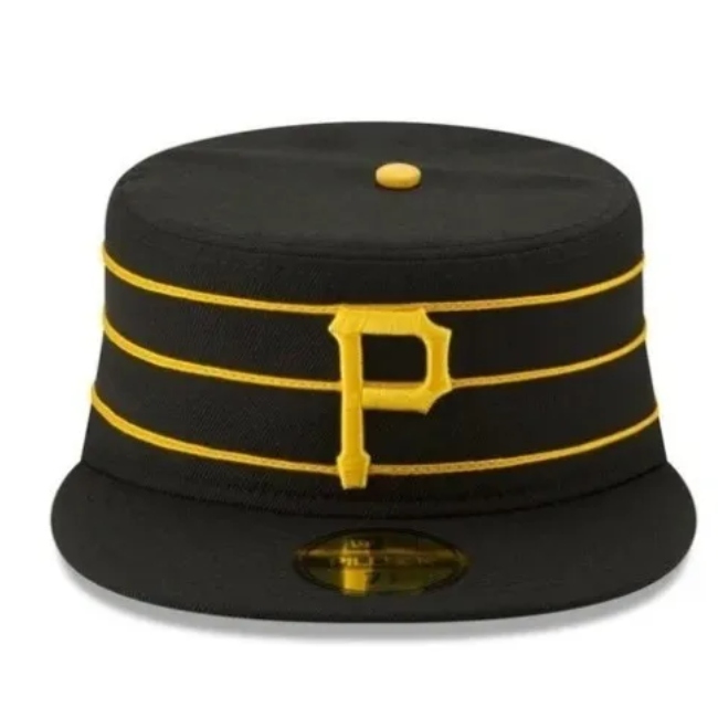 Gorra New Era Pirates Pillboxx Negra PILLBOX 7 1/8 100% Original 1175