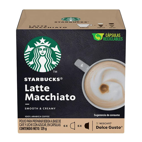 Starbucks by Nescafé Dolce Gusto Latte Macchiato 12 cápsulas