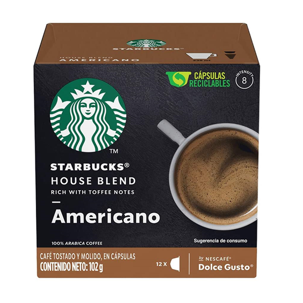 Starbucks by Nescafé Dolce Gusto House Blend 12 Cápsulas