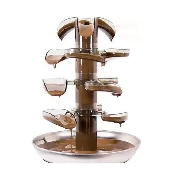 Fuente de Chocolate 4 niveles 2 en 1 (Torre y Cascada)
