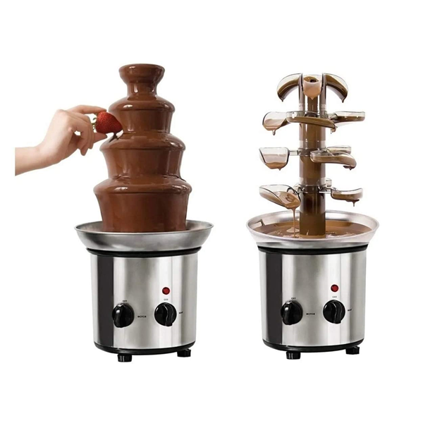 Fuente de Chocolate 4 niveles 2 en 1 (Torre y Cascada)