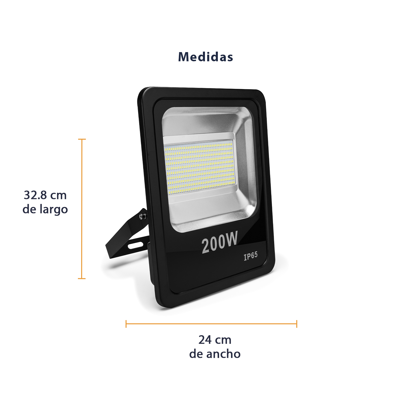 3 Pack Reflector Led Exterior 200W Luz Fría Sula