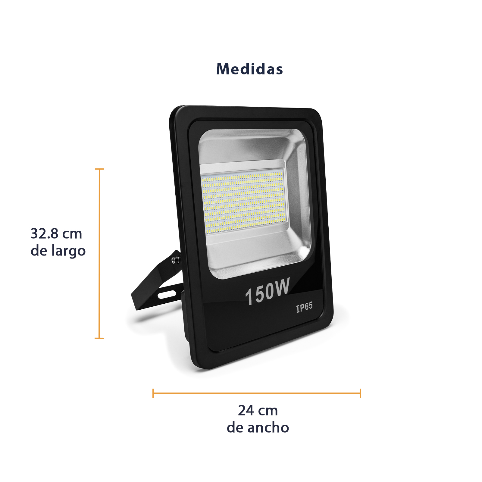 3 Pack Reflector Led Exterior 150W Luz Fría Sula
