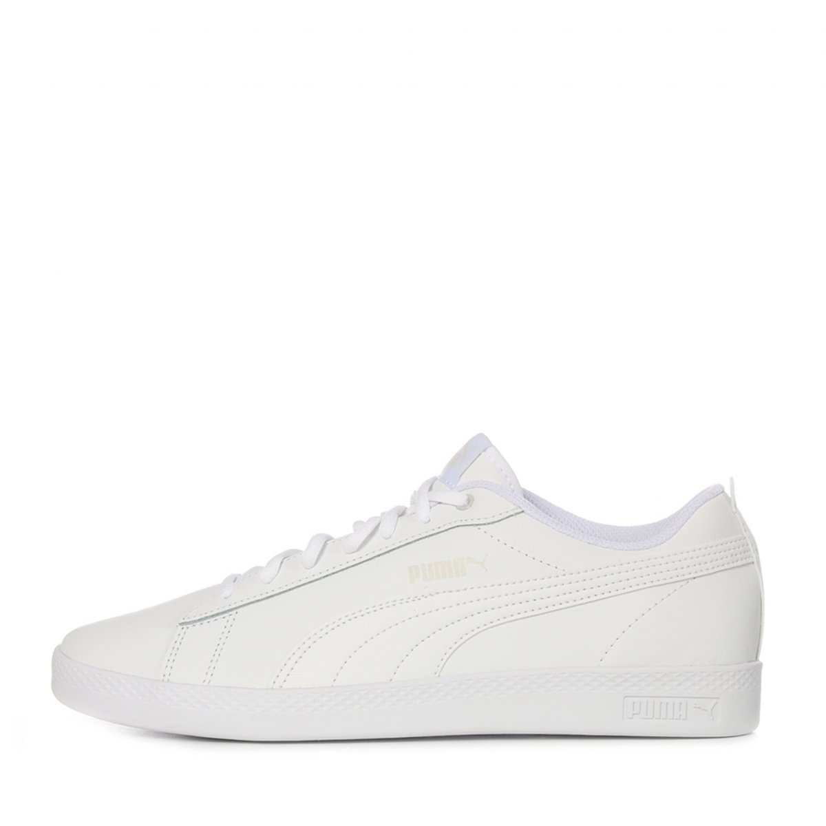 Tenis Puma Smash V2 L 365208-04 Color Blanco Para Mujer