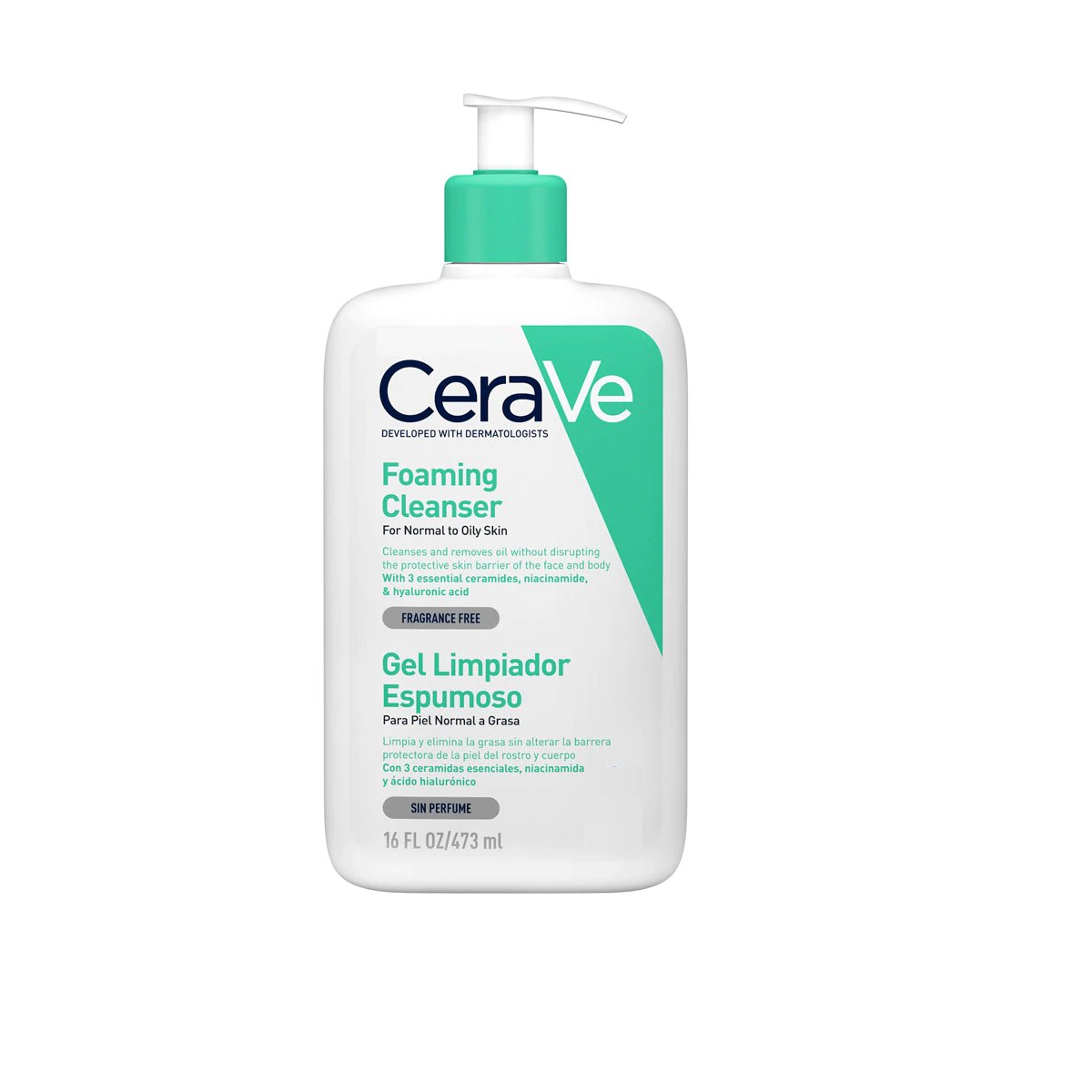 Gel limpiador espumoso CeraVe 473ml